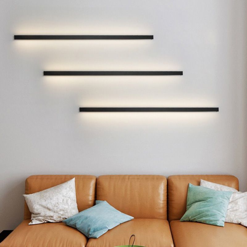 Lampe Murale LED Linéaire – Élégance Sobre Pour Intérieur Moderne