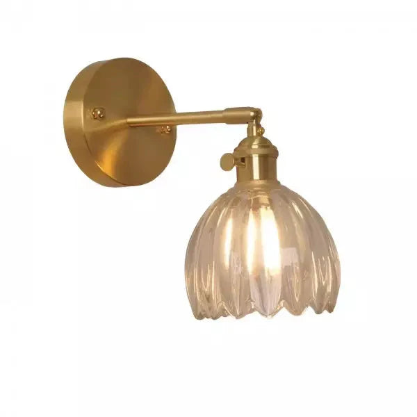 Decorative Wall Sconce – Flower in Bud and Romantic Atmosphere