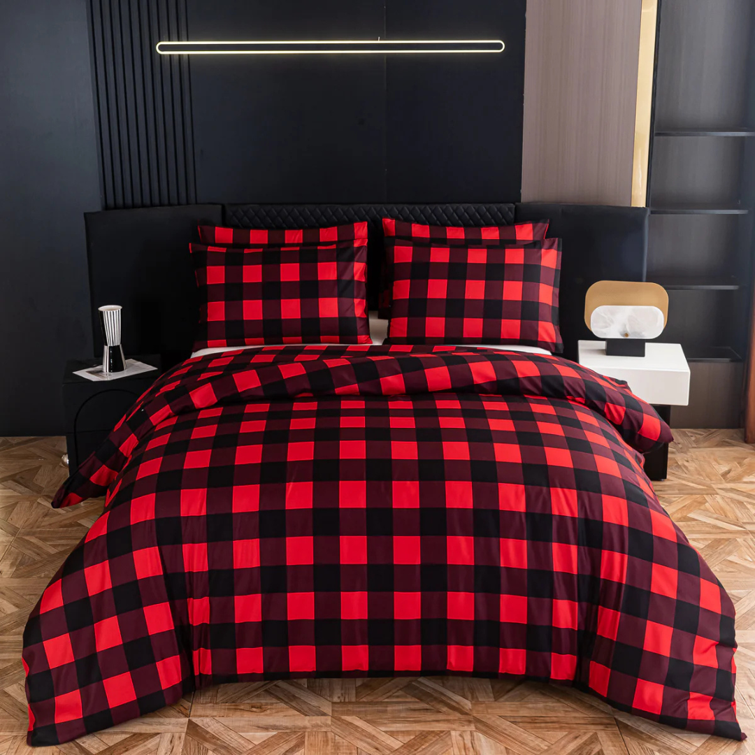 Conjunto De Capa De Edredão Elegante – Estilo E Conforto No Dia A Dia