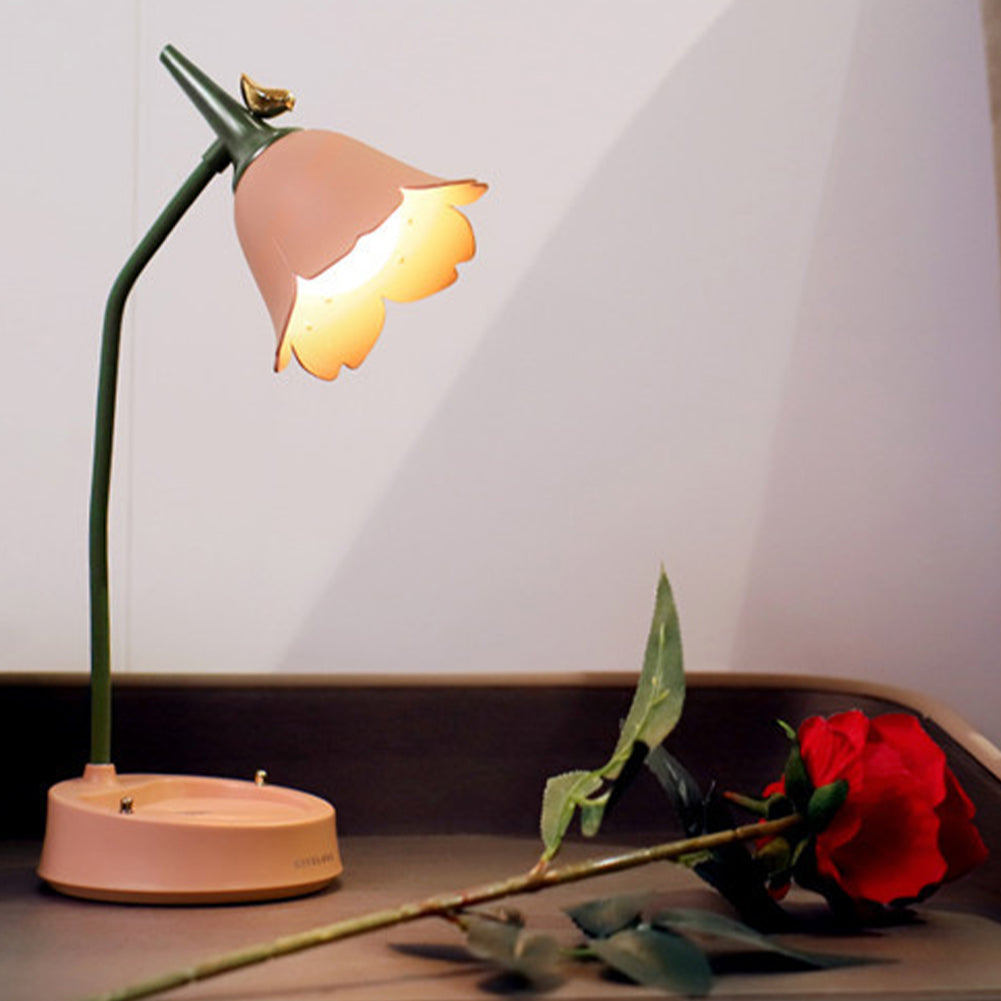 Lâmpada de Secretária Flor – Elegância e Luz Suave