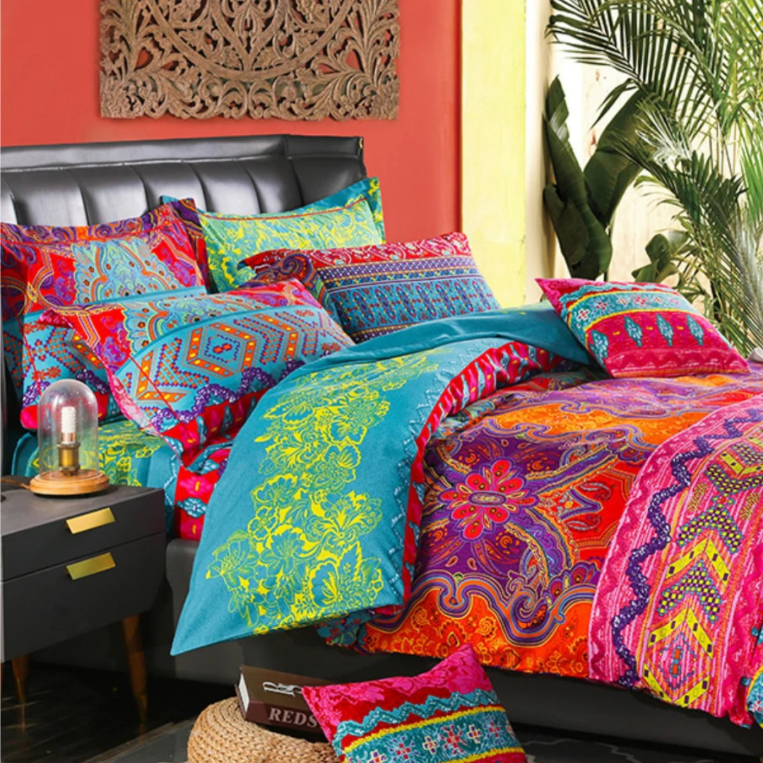 Conjunto De Capa De Edredão Elegante – Estilo E Conforto No Dia A Dia