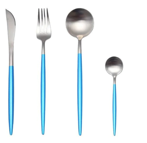 24-Piece Cutlery Set – Chic Finish for Refined Table