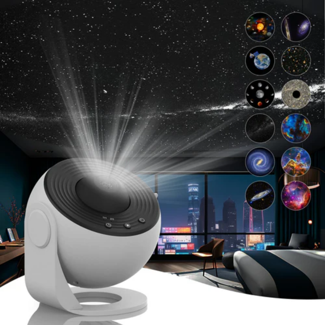 Lampada Proiettore Rotante – 360° Di Sogni Stellari A Casa