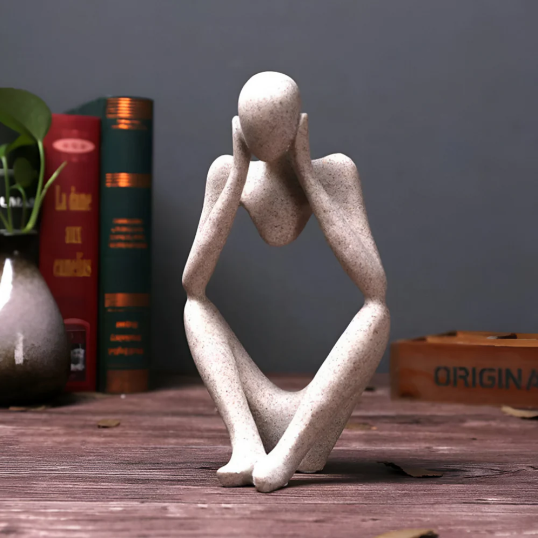 Abstract Sculpture Thinker – Contemplative Elegance and Modern Design