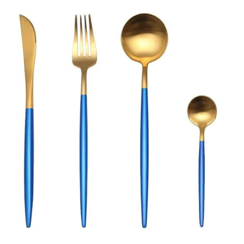 24-Piece Cutlery Set – Chic Finish for Refined Table