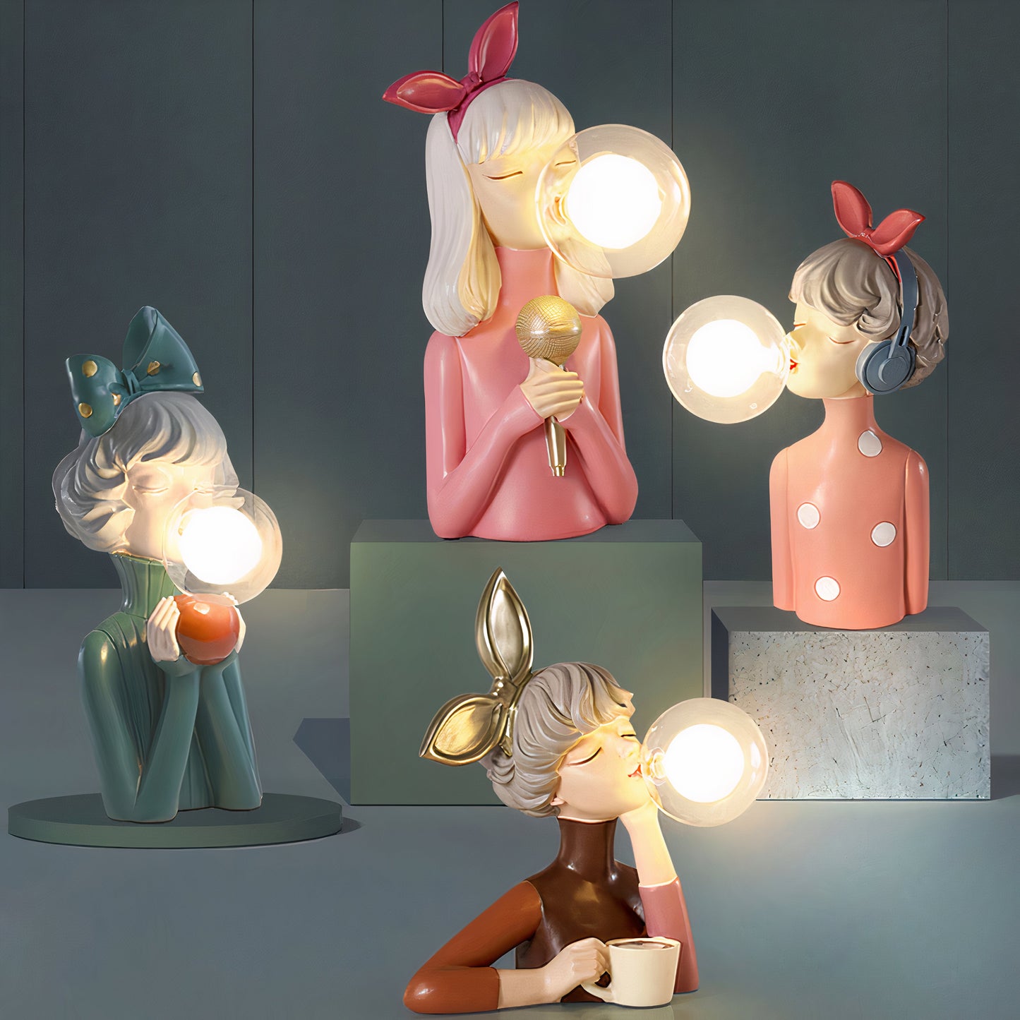 Håndlaget Bordlampe – Unik Design og Nøye Utførelse
