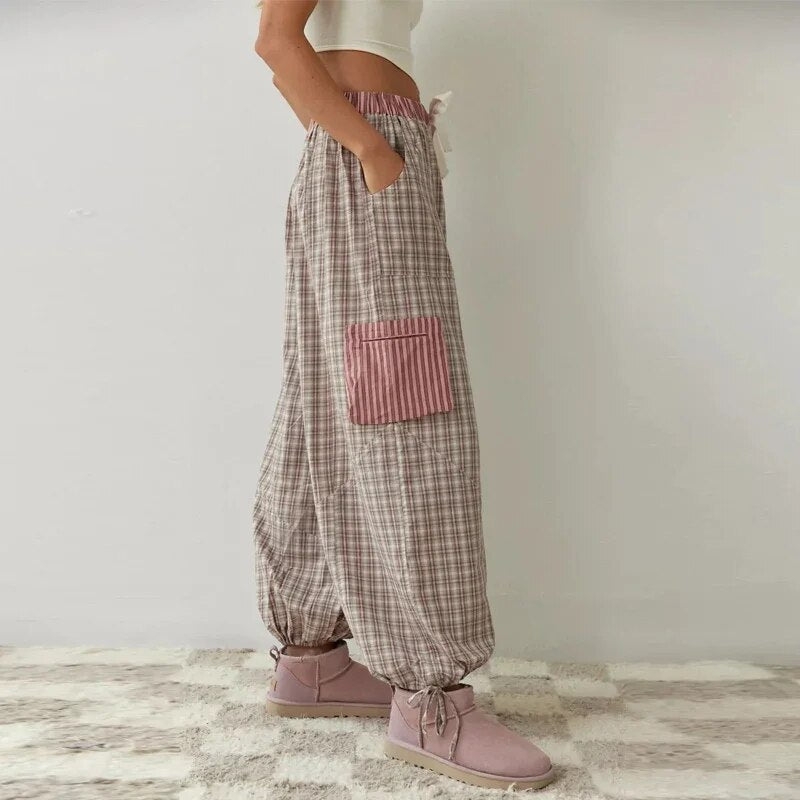 Charlotte | Pyjamas Bekväm Chic Med Ränder Och Rutor