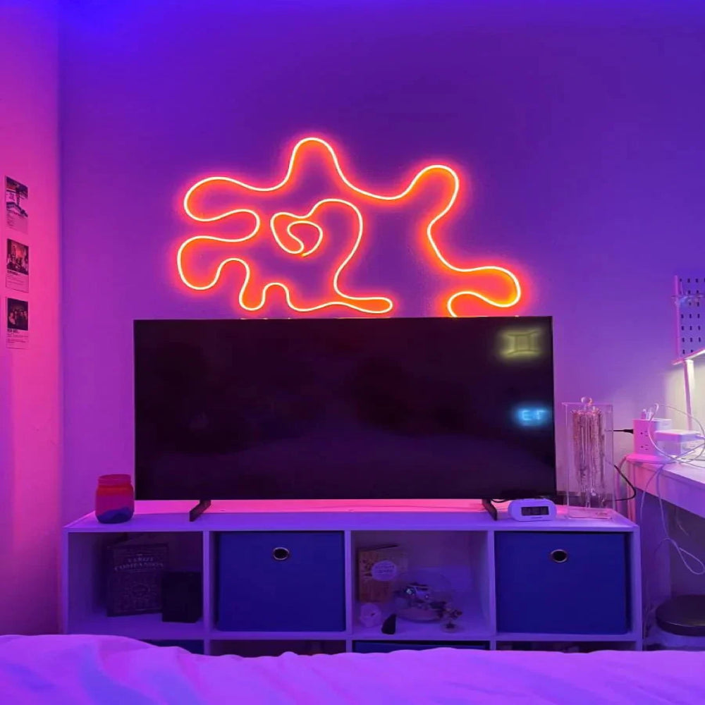 نيون مرن LED - تحكم سهل عبر تطبيق الهاتف المحمول