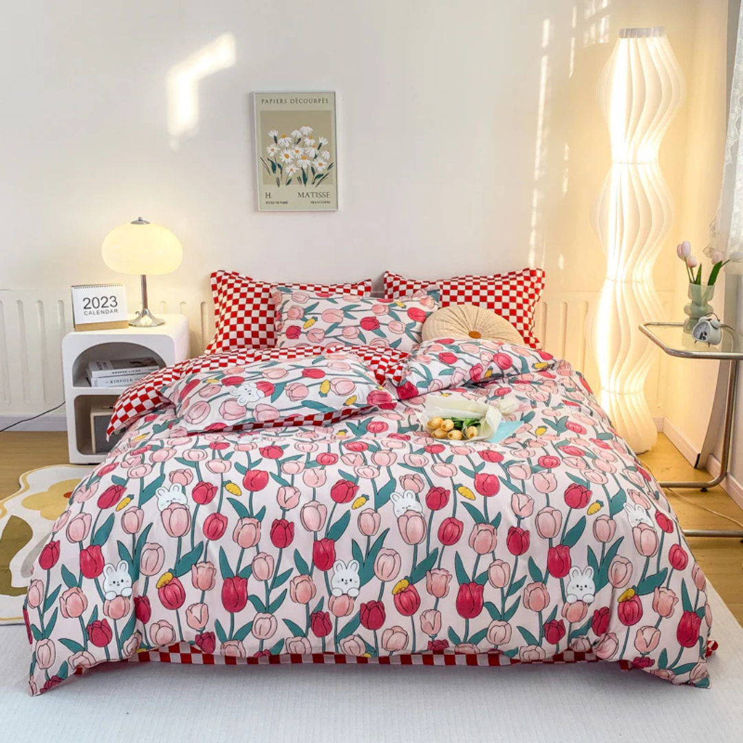 Conjunto De Capa De Edredão Elegante – Estilo E Conforto No Dia A Dia