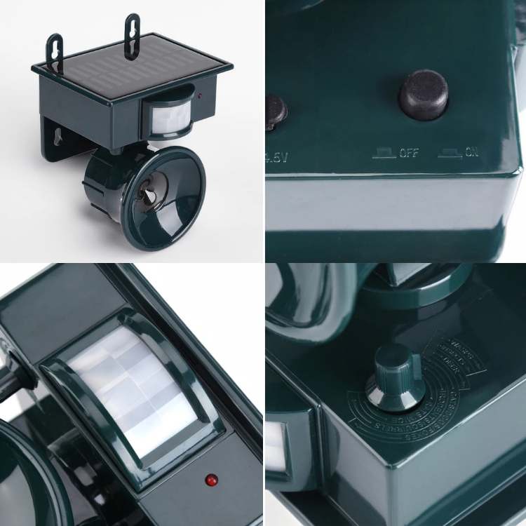 Ηλεκτρονική Απωθητική Συσκευή Για Κήπο — Κυνηγάει Τα Πουλιά Και Προστατεύει Τους Χώρους Σας