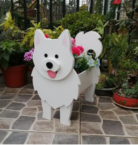 وعاء زهور أصلي — شكل كلب