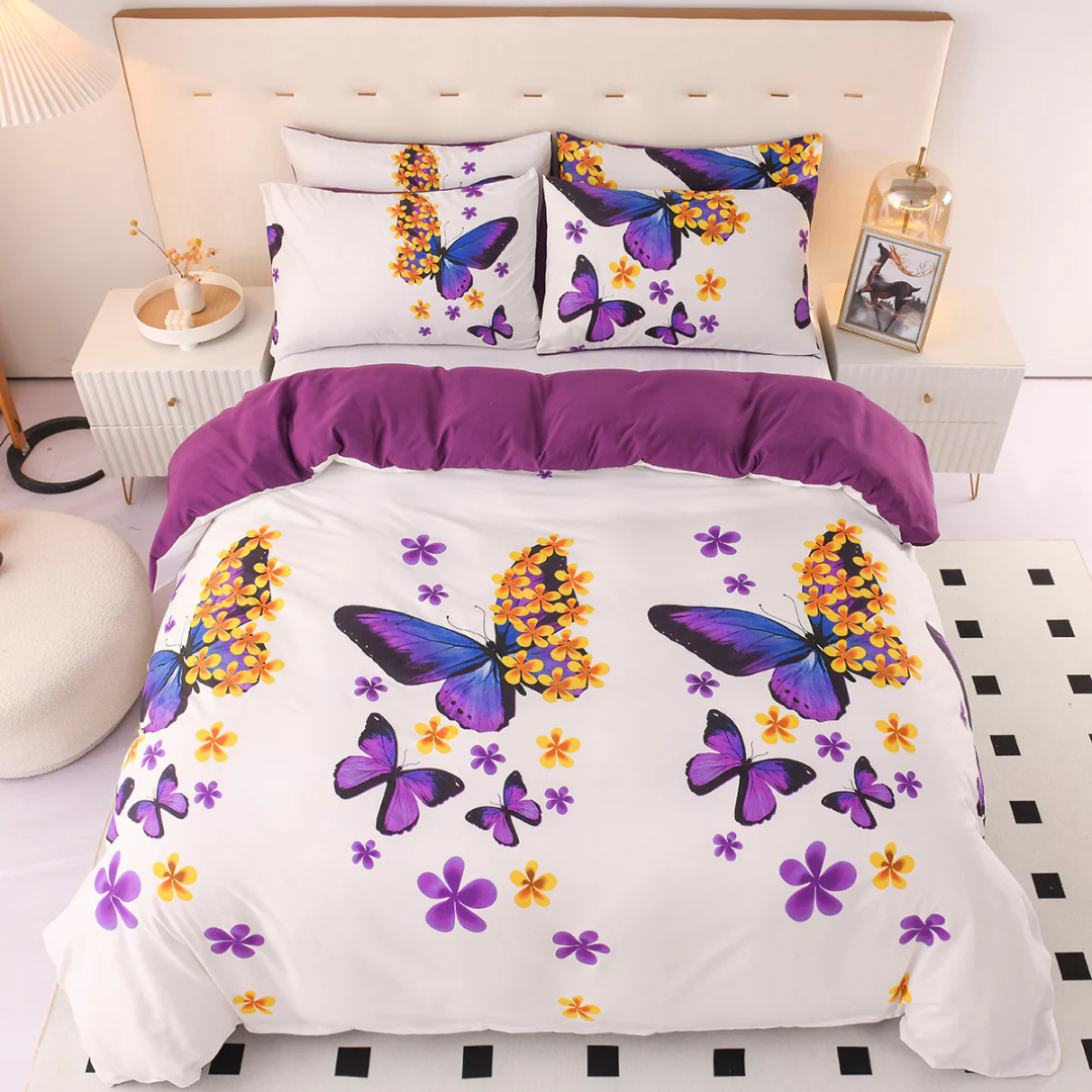 Conjunto De Capa De Edredão Elegante – Estilo E Conforto No Dia A Dia