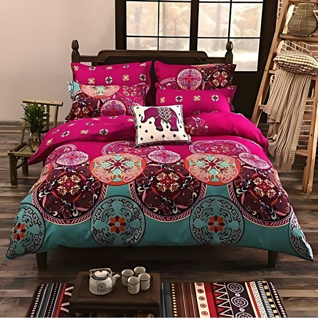 Conjunto De Capa De Edredão Elegante – Estilo E Conforto No Dia A Dia