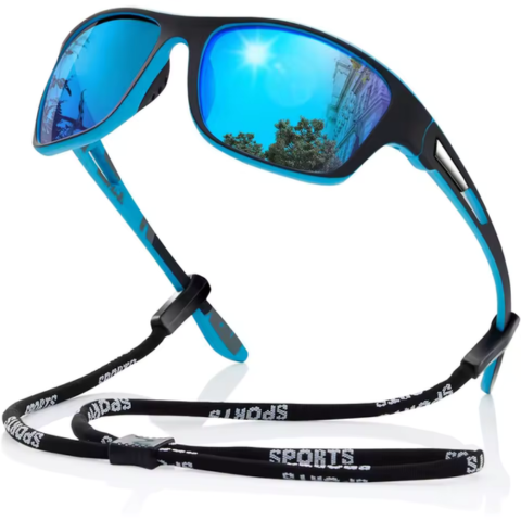 Ochelari de sport polarizați – Cordon ajustabil și protecție UV