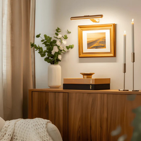 Draadloze USB-oplaadbare LED-wandlamp - volledig draaien en handig opladen