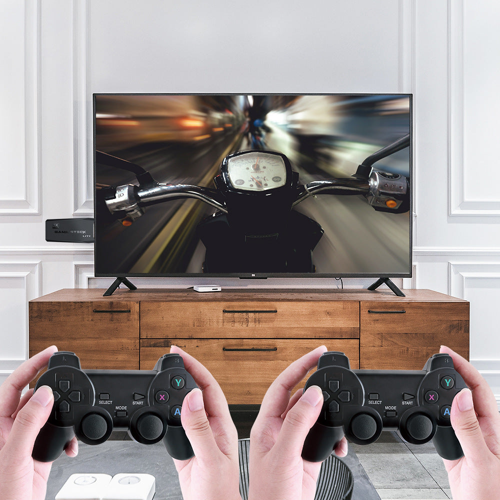 وحدة تحكم ألعاب ريترو – تجربة 4K وعصا تحكم مزدوجة