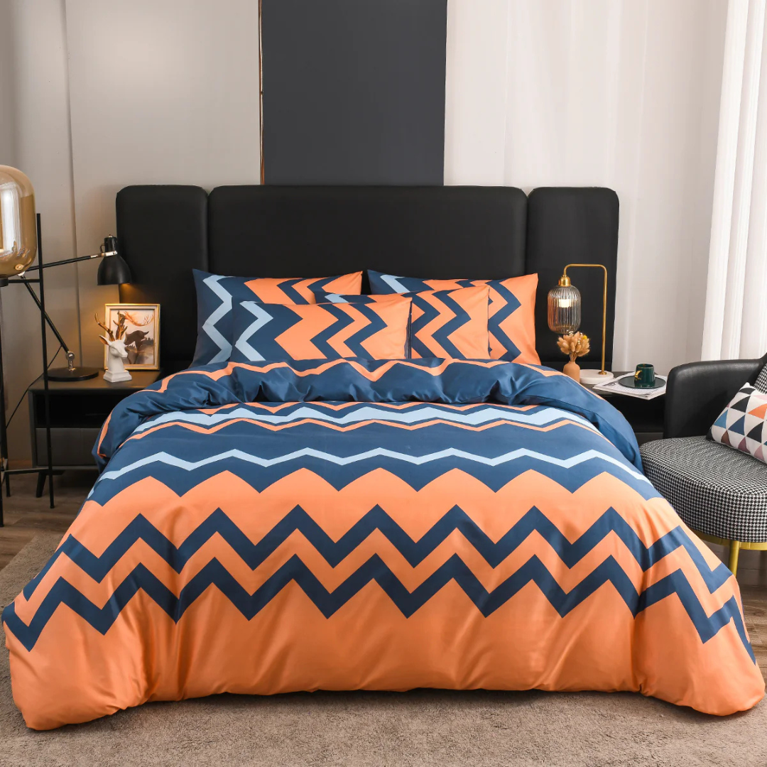 Conjunto De Capa De Edredão Elegante – Estilo E Conforto No Dia A Dia