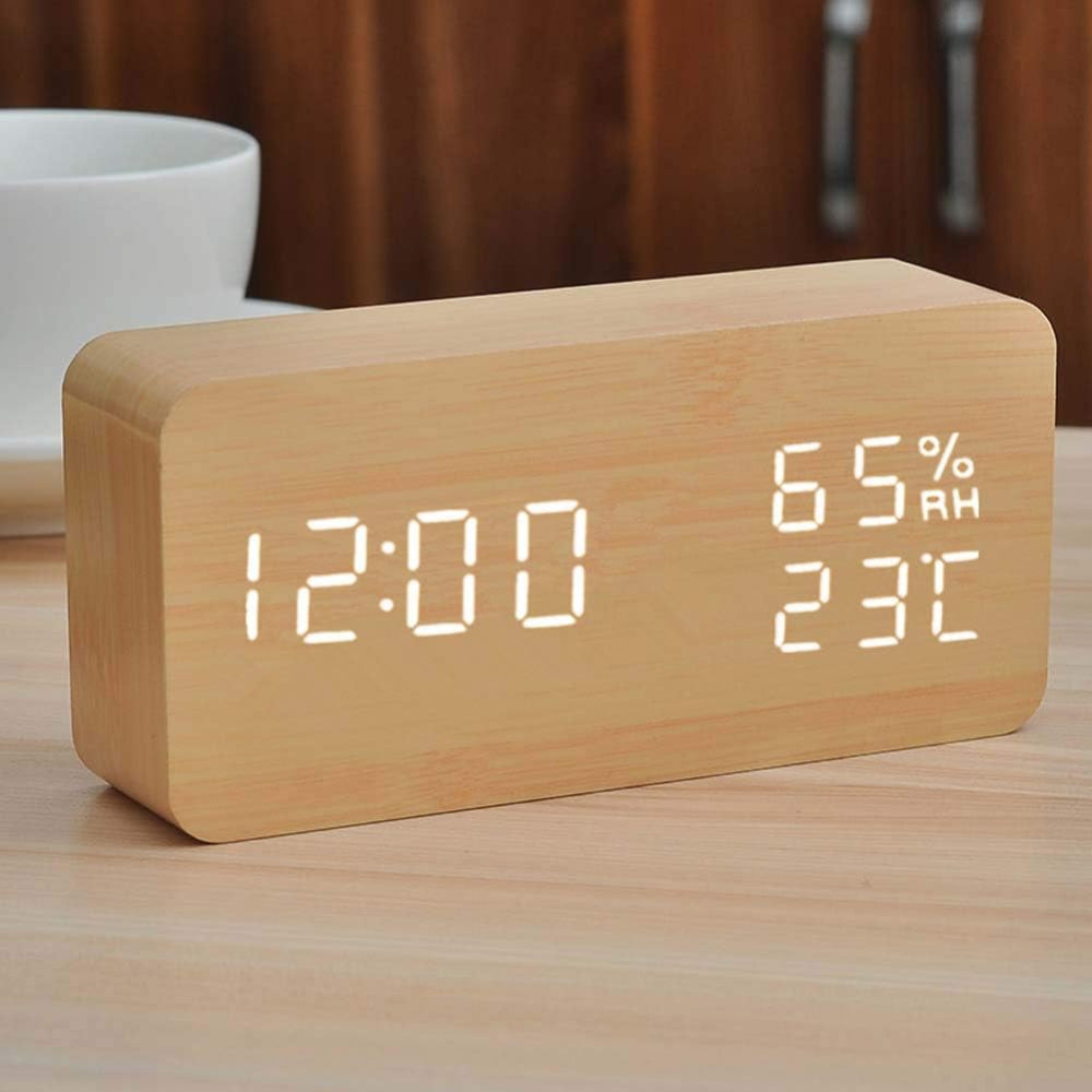 Horloge LED Avec Commande Vocale – Design Moderne Et Fonctionnalité Intelligente