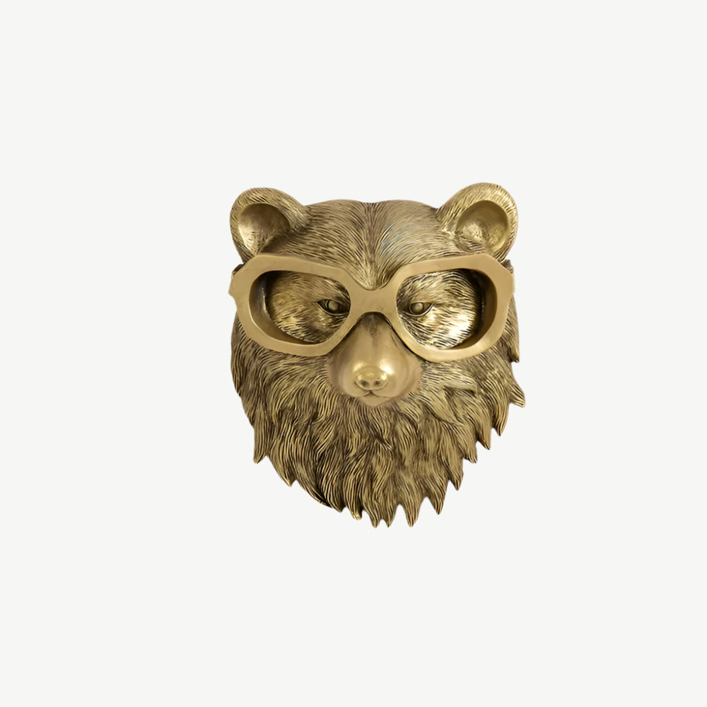 Cârlig decorativ de perete auriu - Eleganță discretă și finisaj lucios