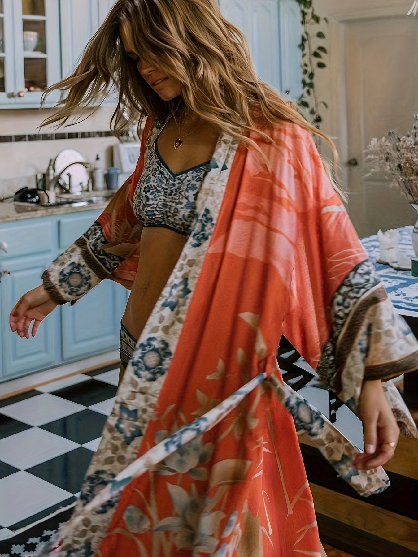 Leïla | Kimono Dame – Bohemsk Inspirasjon