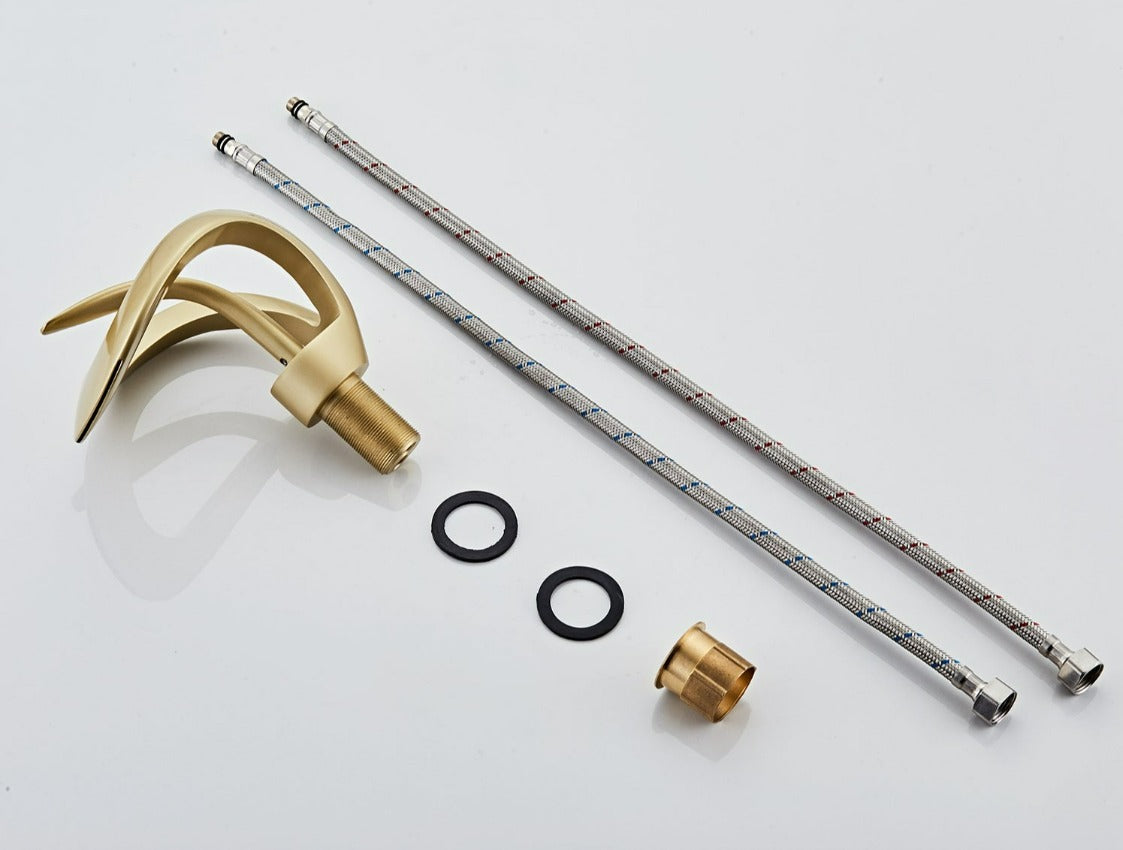 Robinet Salle De Bain Moderne – Design Courbé Et Élégant