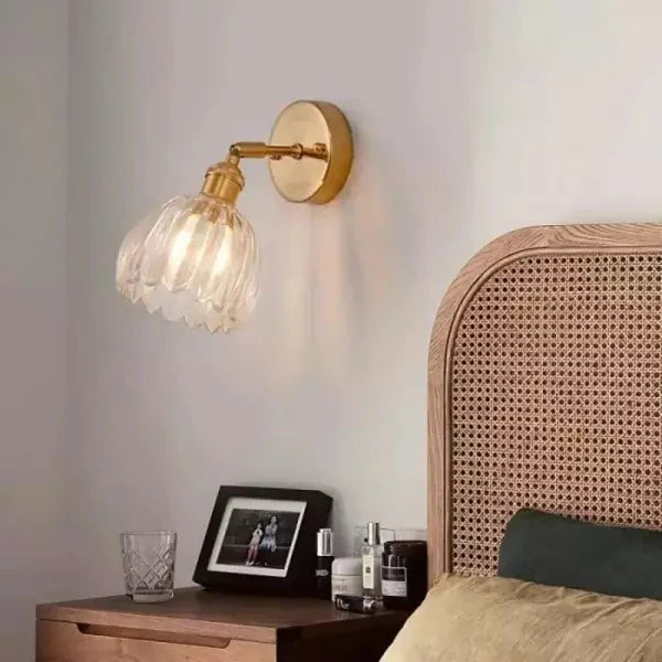 Decorative Wall Sconce – Flower in Bud and Romantic Atmosphere