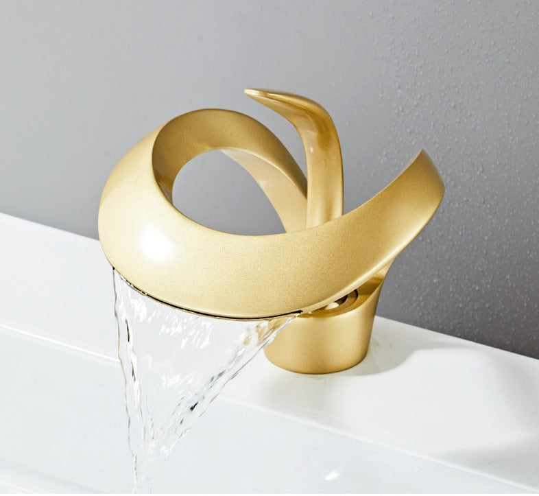 Robinet Salle De Bain Moderne – Design Courbé Et Élégant