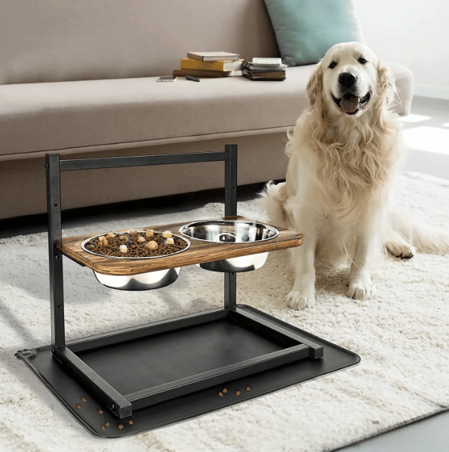 Supporto per ciotole regolabile per cani – Comfort ottimale
