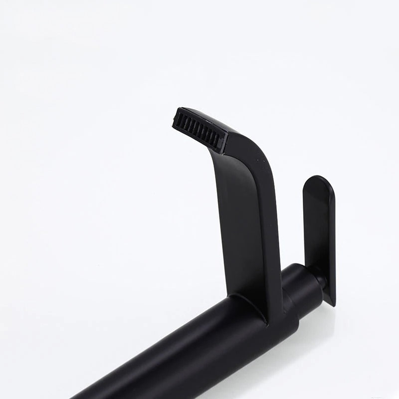 Torneira de Lavabo Elevada – Acabamento Elegante Preto Mate