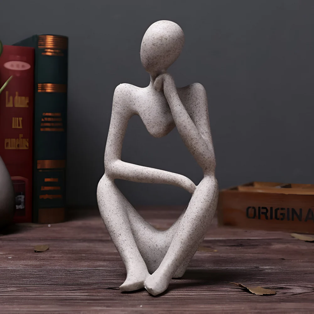 Abstract Sculpture Thinker – Contemplative Elegance and Modern Design