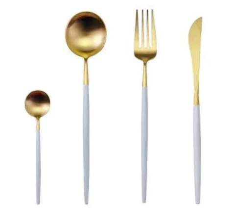 24-Piece Cutlery Set – Chic Finish for Refined Table