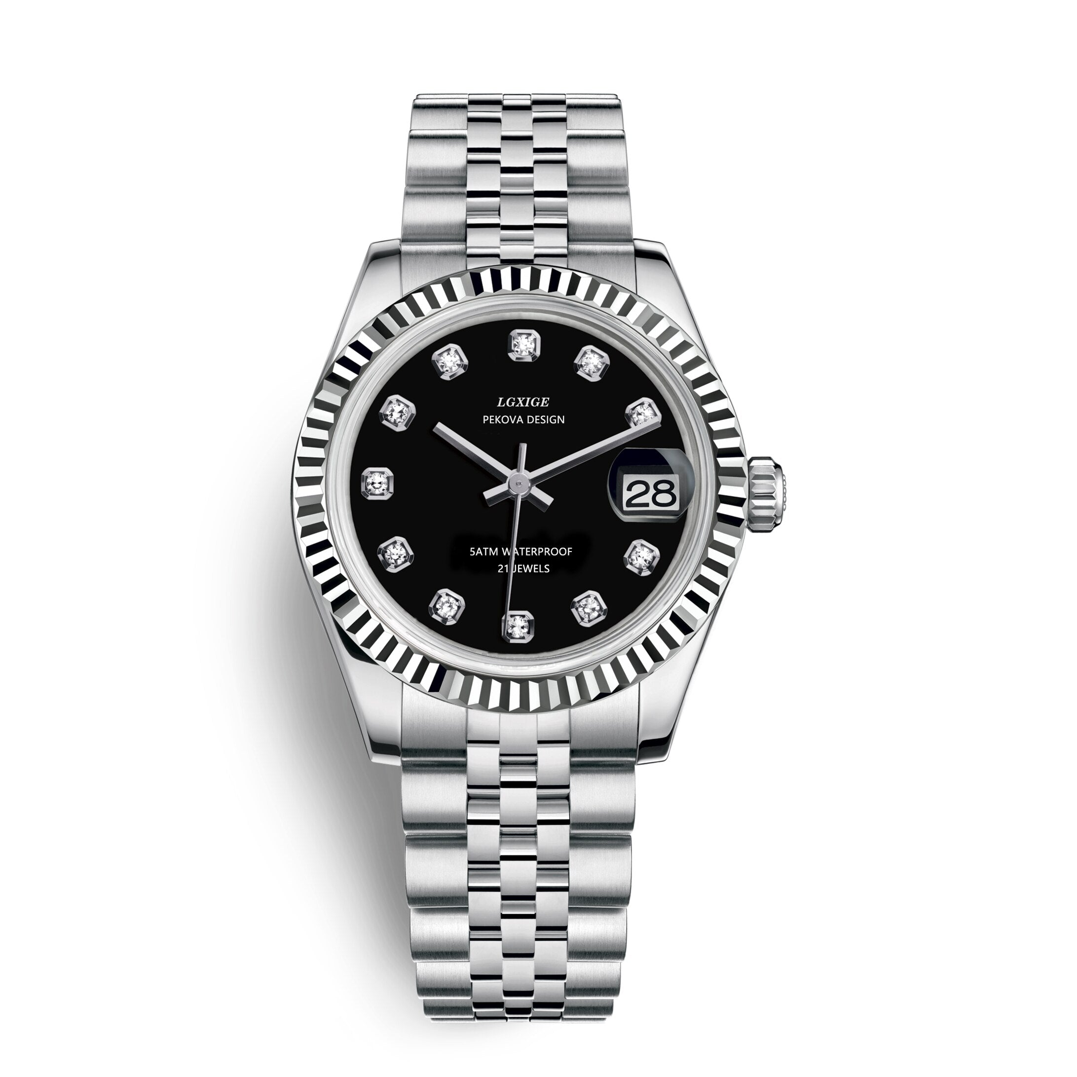 Reloj de pulsera clásico de acero inoxidable - Elegancia y fiabilidad para todos los días