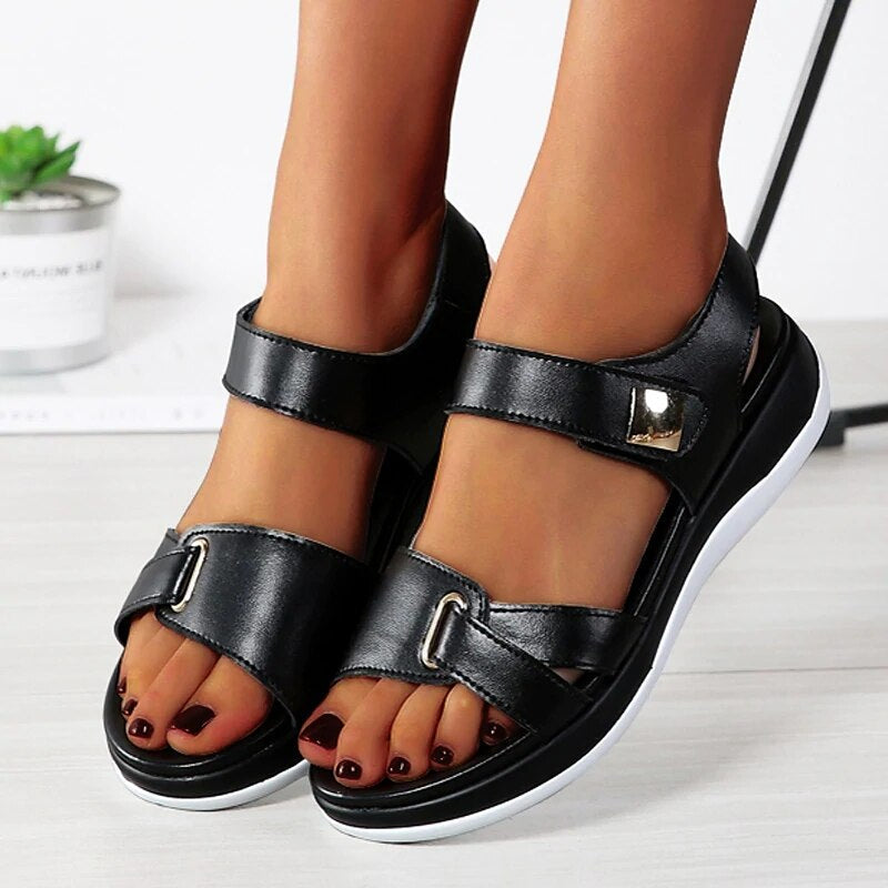 Josiane | Chic Afslappede Sandaler – Rent og Moderne Design