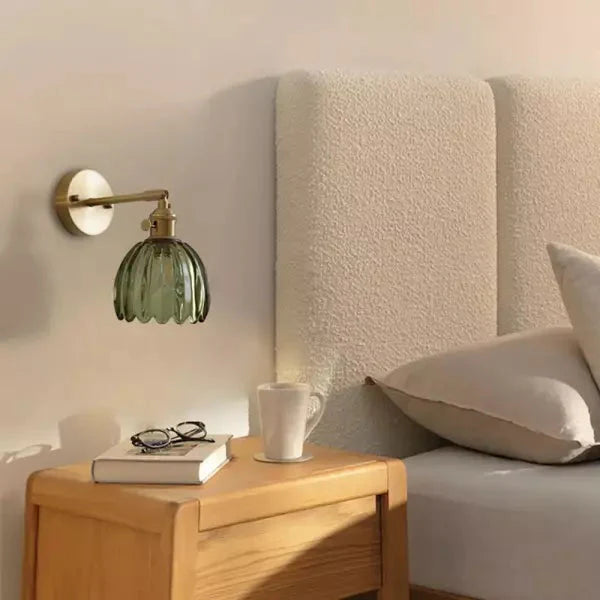 Decorative Wall Sconce – Flower in Bud and Romantic Atmosphere