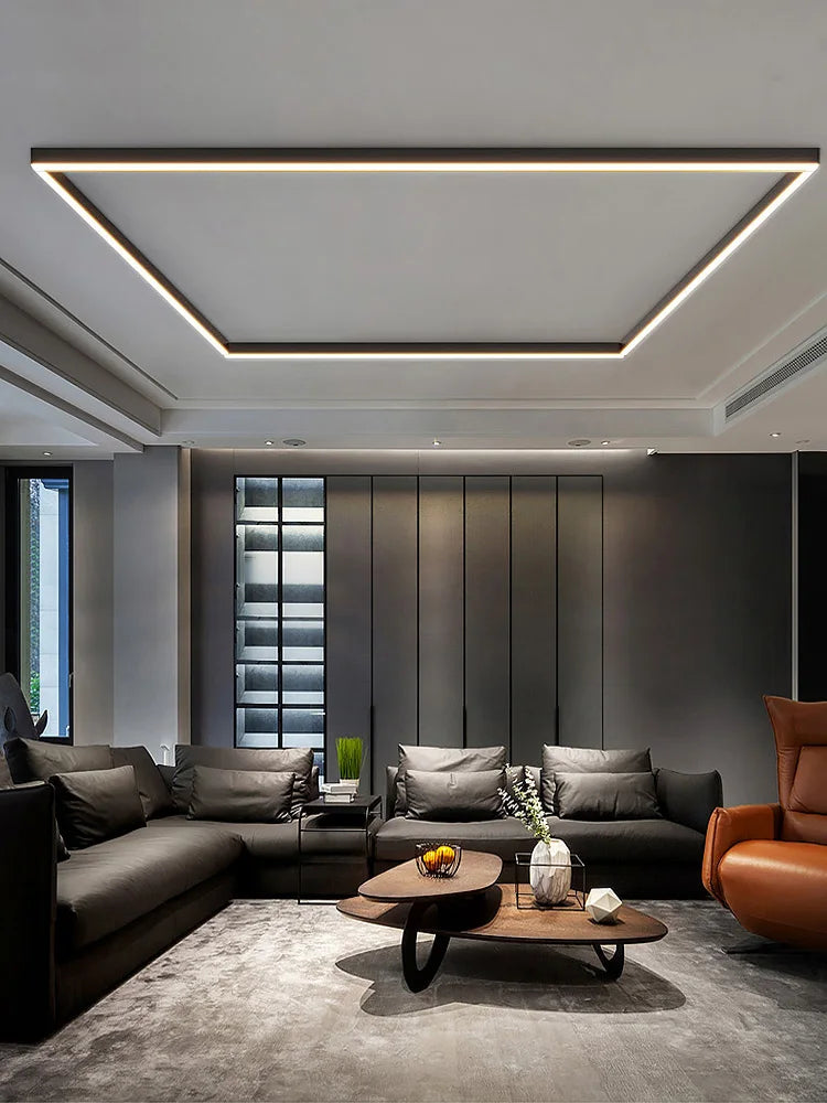 Minimalista LED mennyezeti lámpa - Skandináv design 