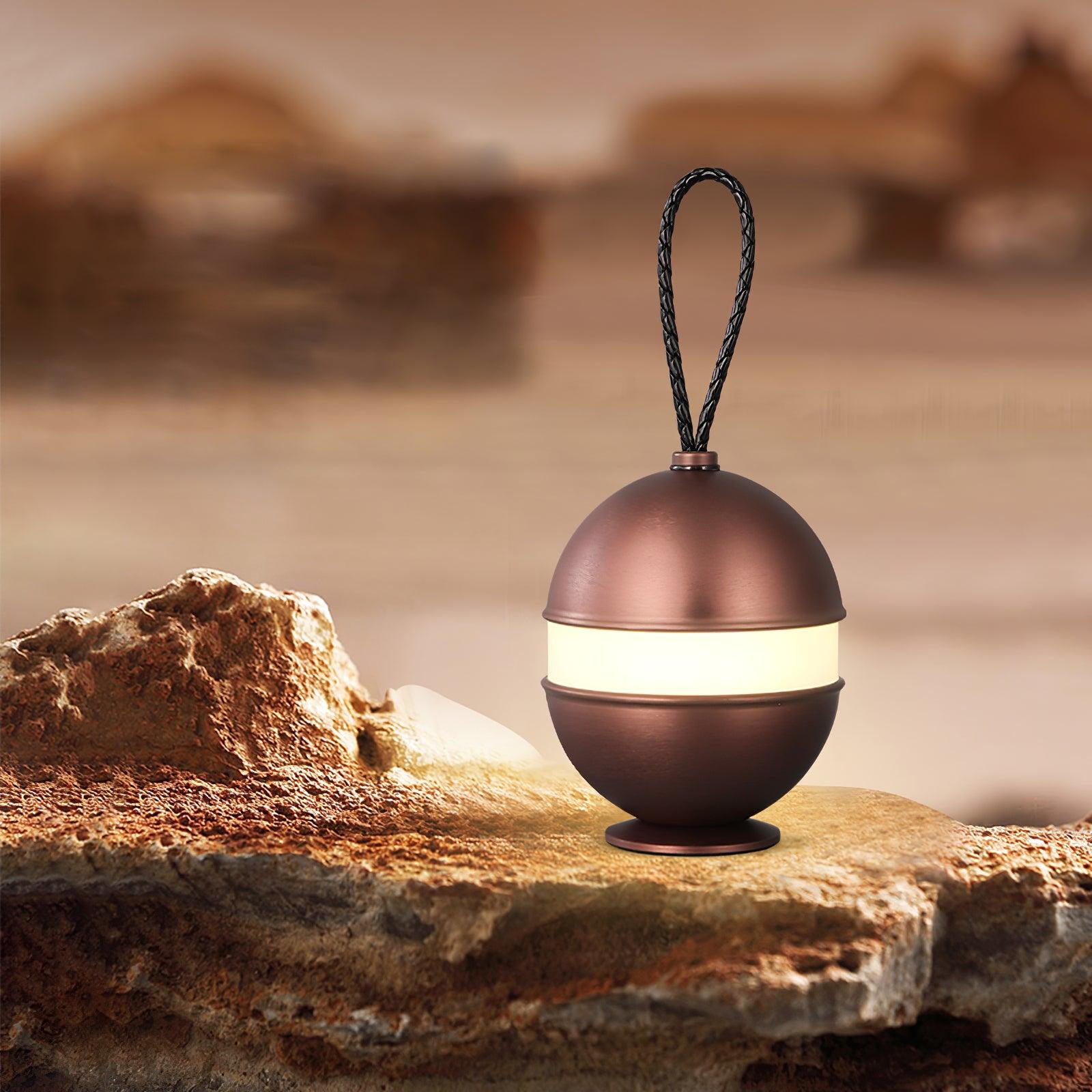 Lampada a sfera ricaricabile - Design chic e luce rilassante
