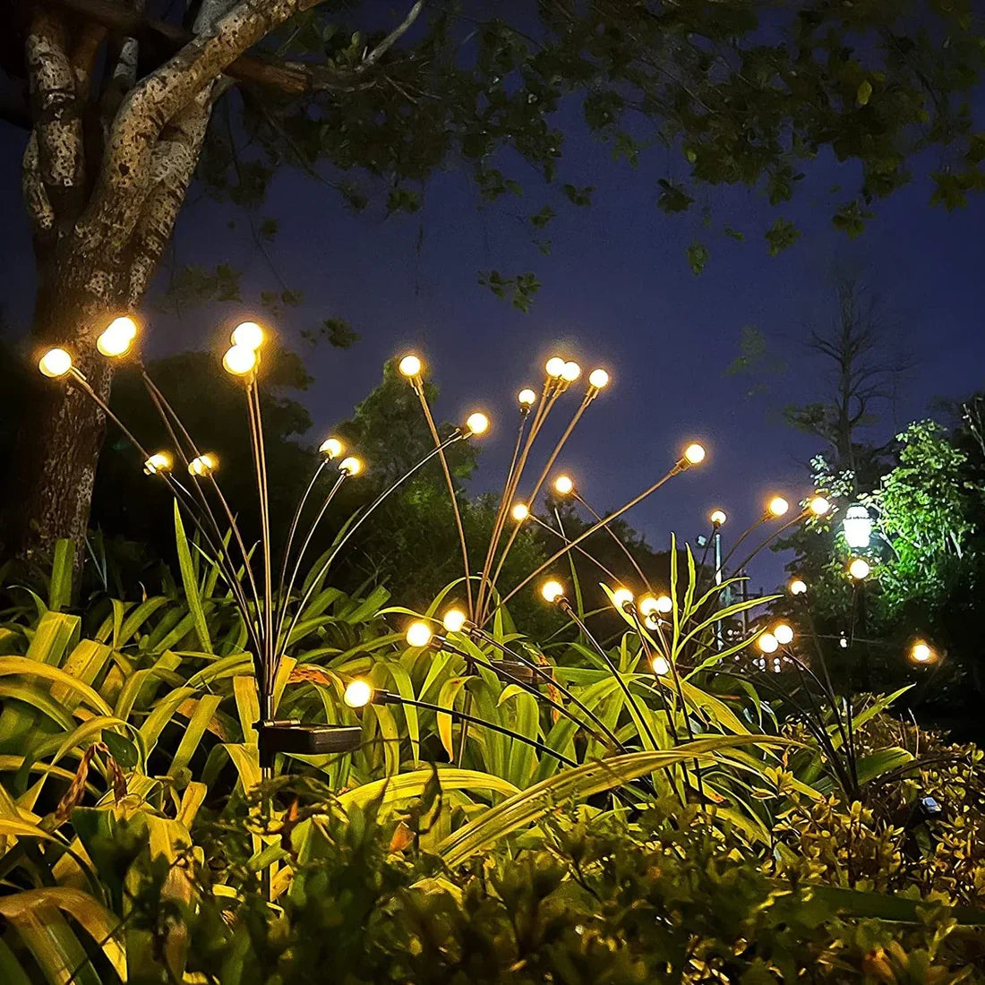 LED-Lampen Glühwürmchen – Solarenergie – Magische Atmosphäre für Ihren Garten 