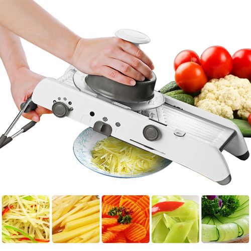 Mandolina de cozinha multifunções - Máxima precisão e segurança