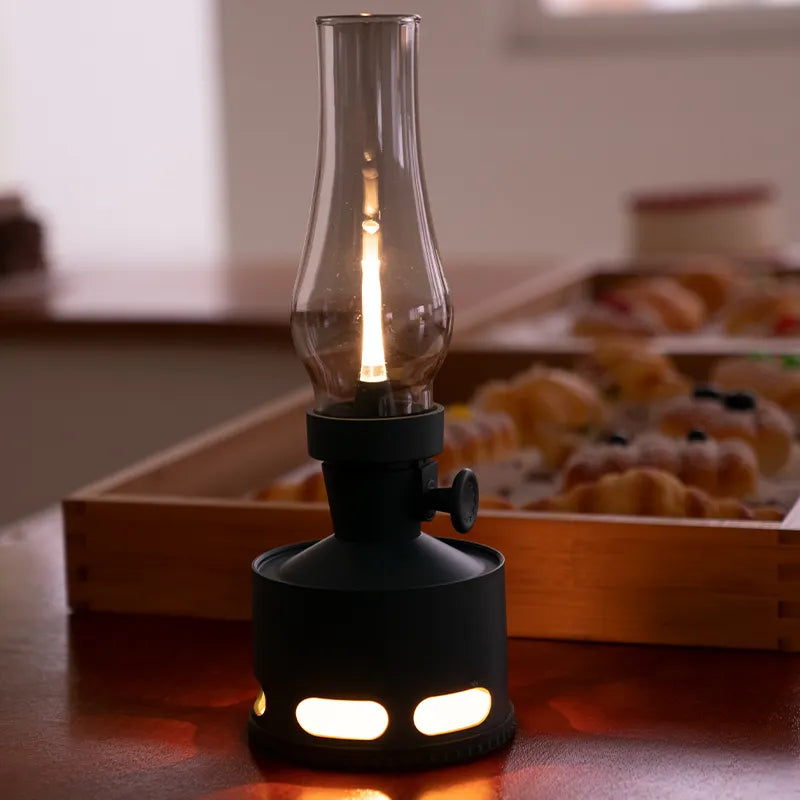 Retro LED-lanterne – Elegant dekorativ belysning 