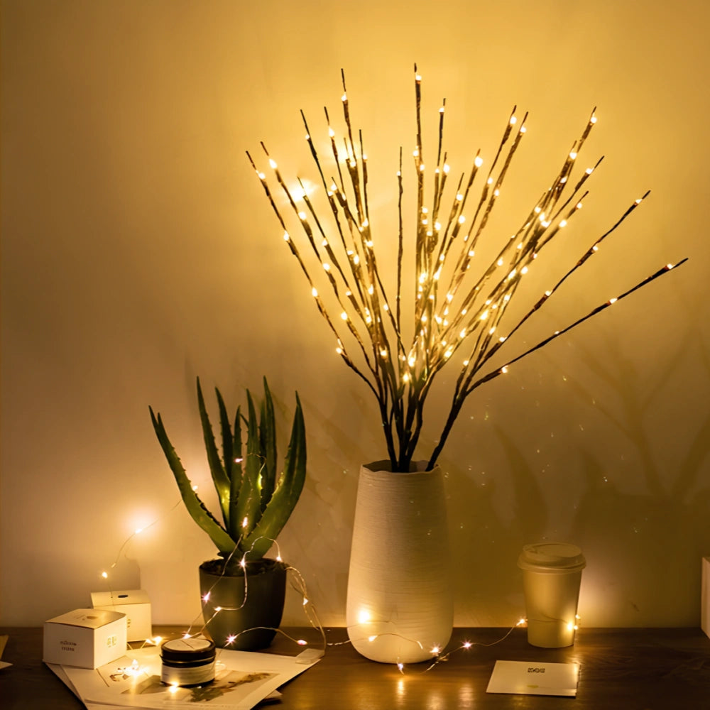 Verlichte LED-decoratie – Warme en Elegante Sfeer 