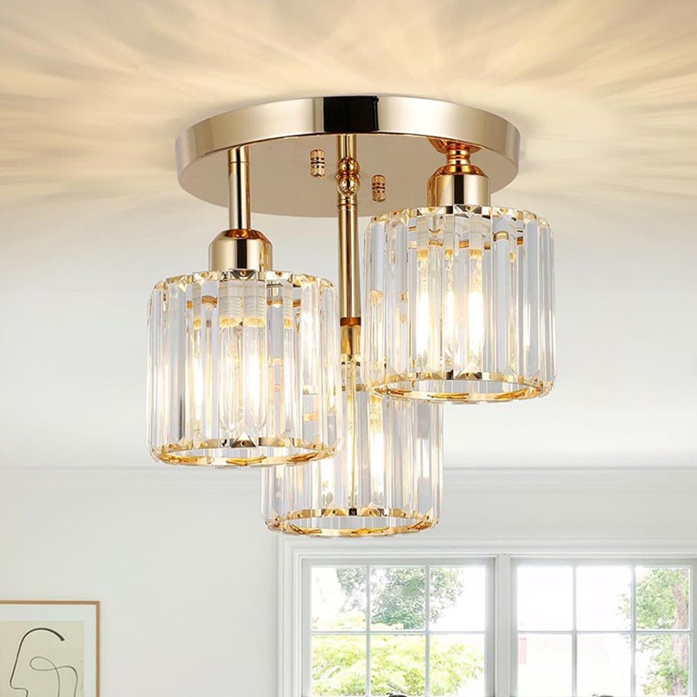 Półwbudowana lampa sufitowa – nowoczesna elegancja i wyrafinowany blask 
