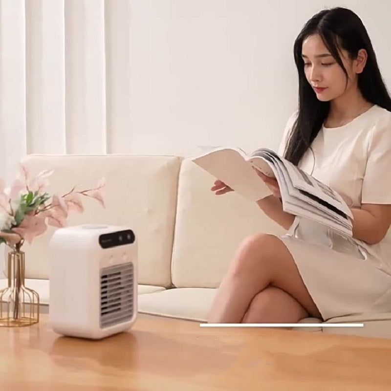 Ventilator de răcire a aerului portabil – design mini și confort termic 