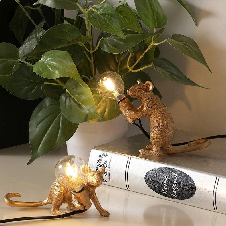 Lampa Stołowa Mysz – Oryginalna Dekoracja i Modne Oświetlenie 