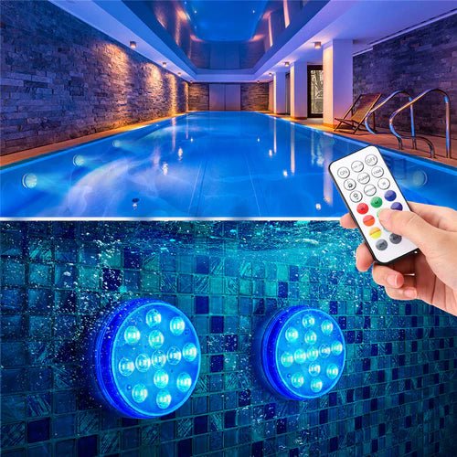 LED Merülő Lámpa Távvezérlővel – Vízálló és Sokoldalú Világítás 