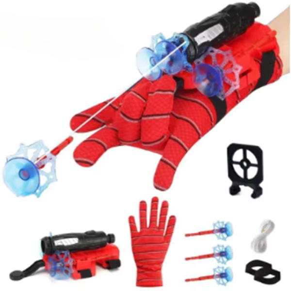 Interactive Spider-Man web shooter for creative games (1 Glove) 