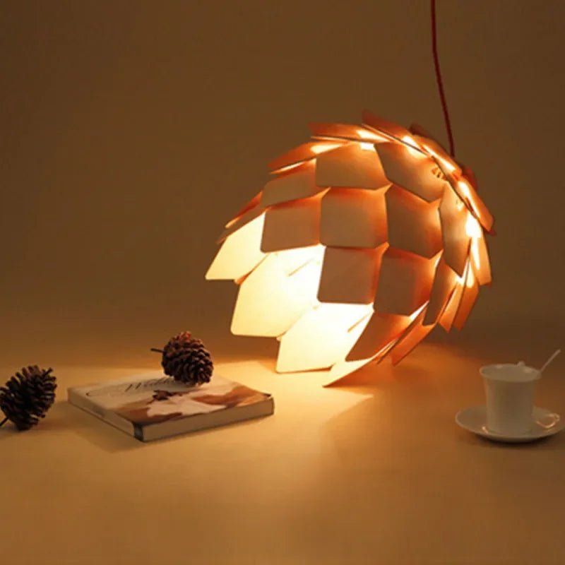 Lampada sospesa scultorea – Design ispirato alla natura 