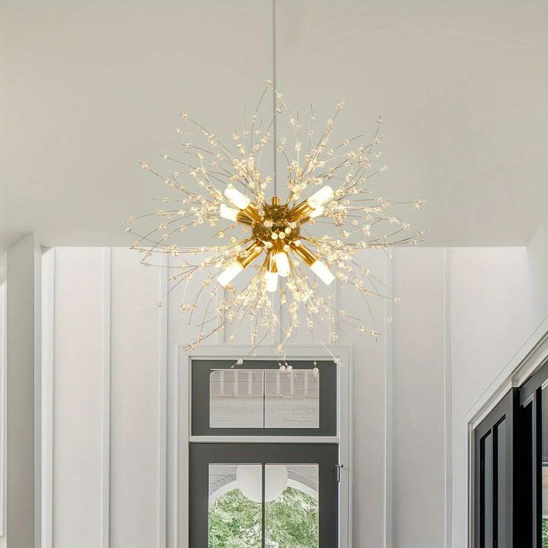 Lustre En Cristal À Suspension – Élégance Et Brillance Intemporelle