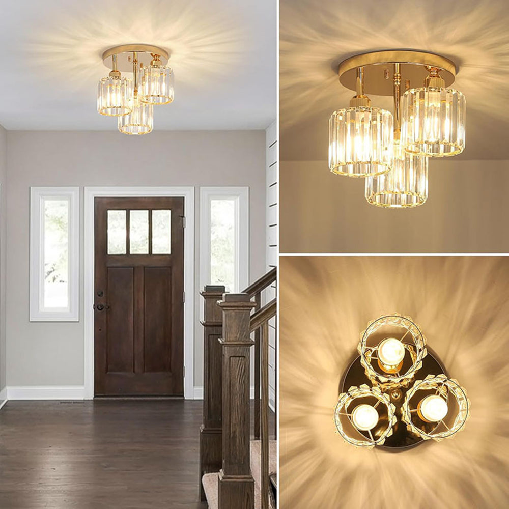 Półwbudowana lampa sufitowa – nowoczesna elegancja i wyrafinowany blask 