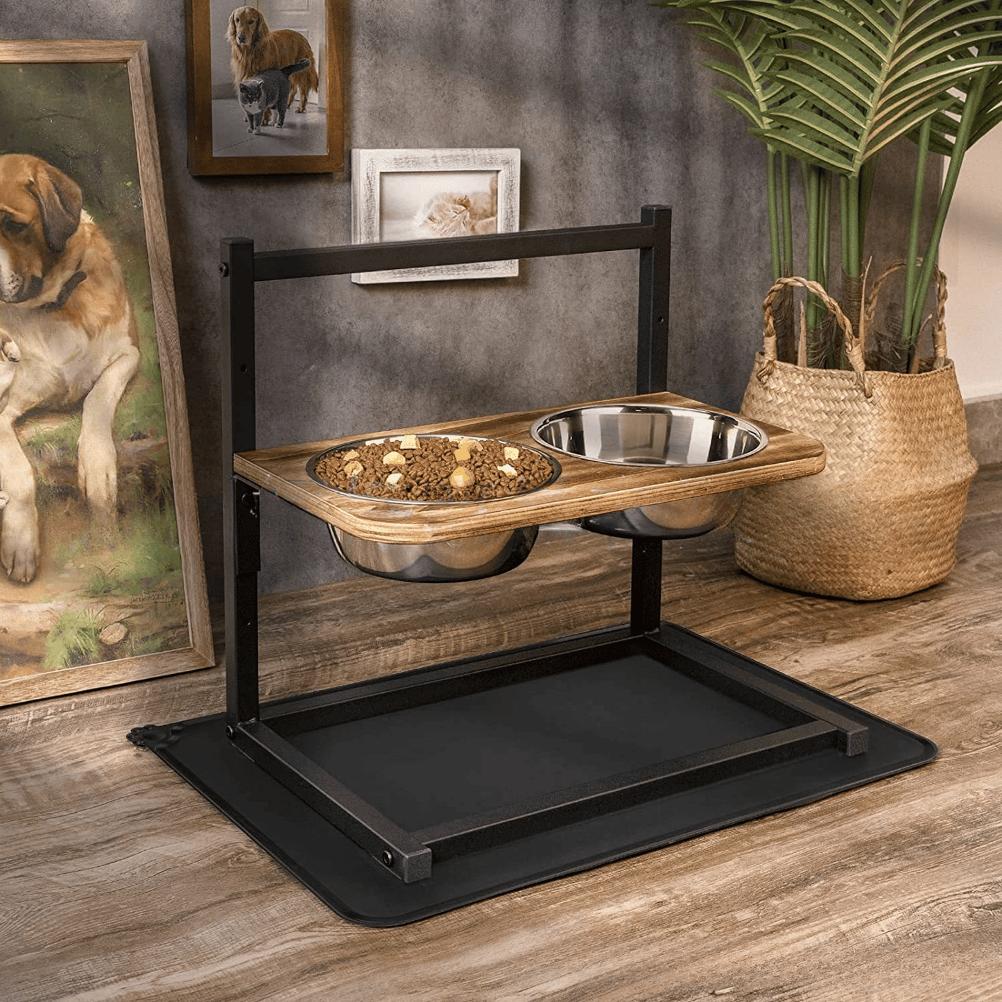 Supporto per ciotole regolabile per cani – Comfort ottimale 
