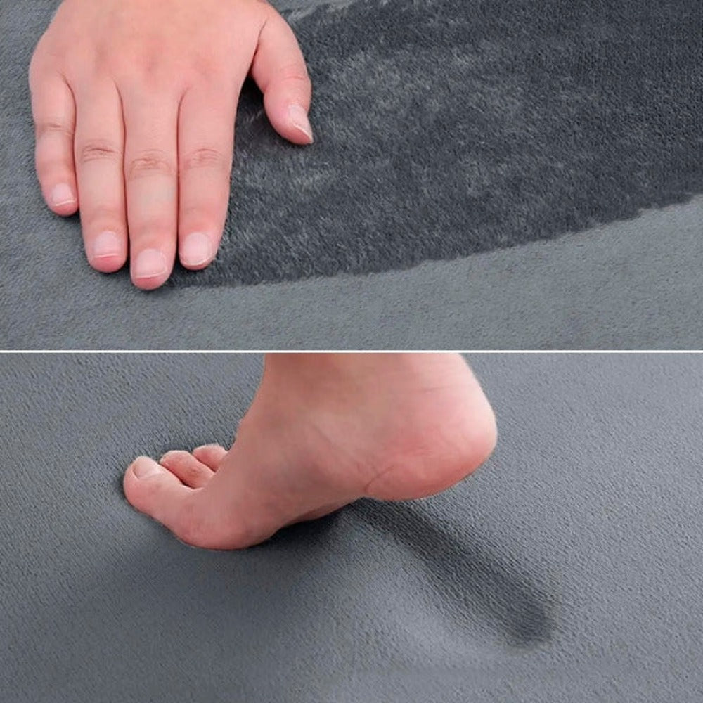 Alfombra de baño de espuma con memoria – Confort suave y soporte óptimo 